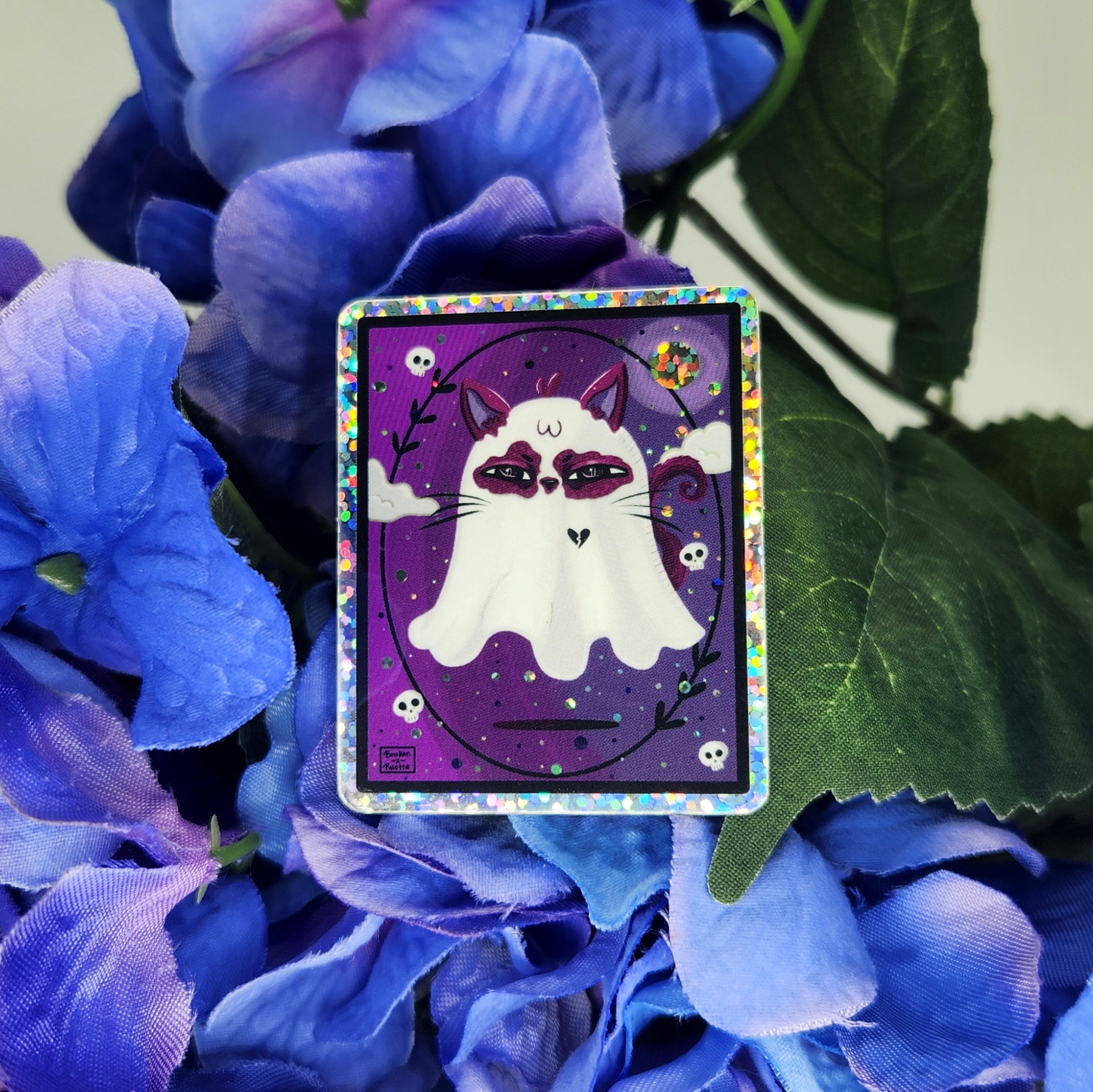 Ghost Cat Sticker