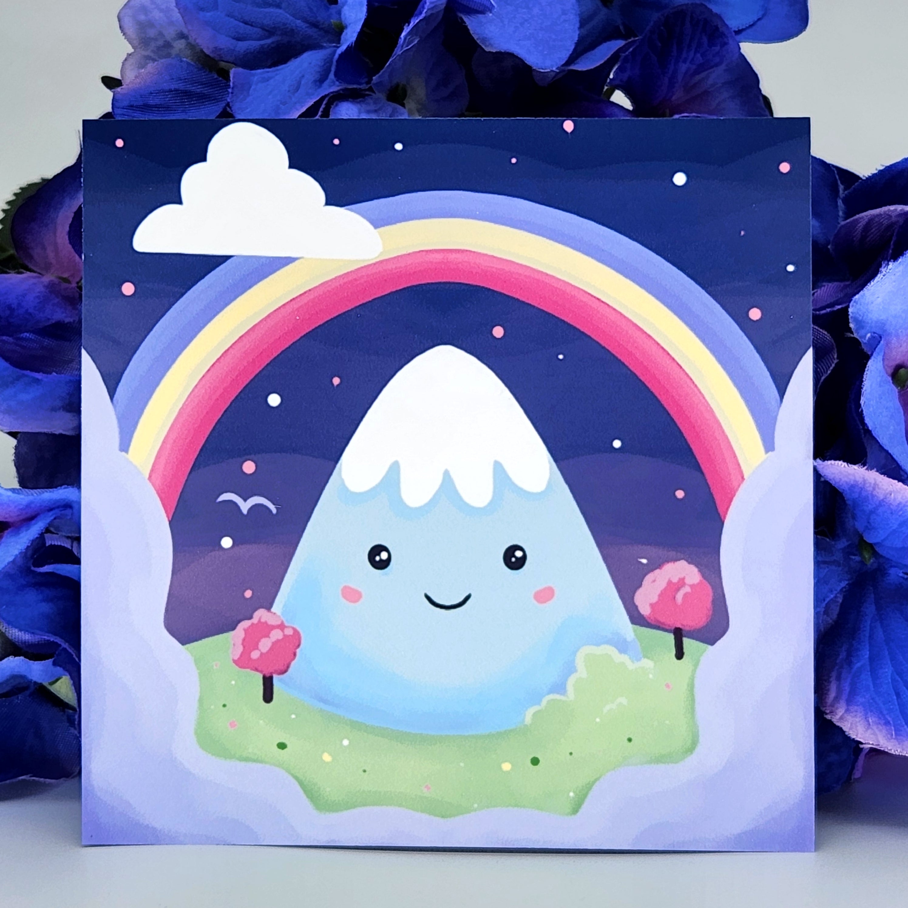 Happy Mountain Fine Art Matte Print