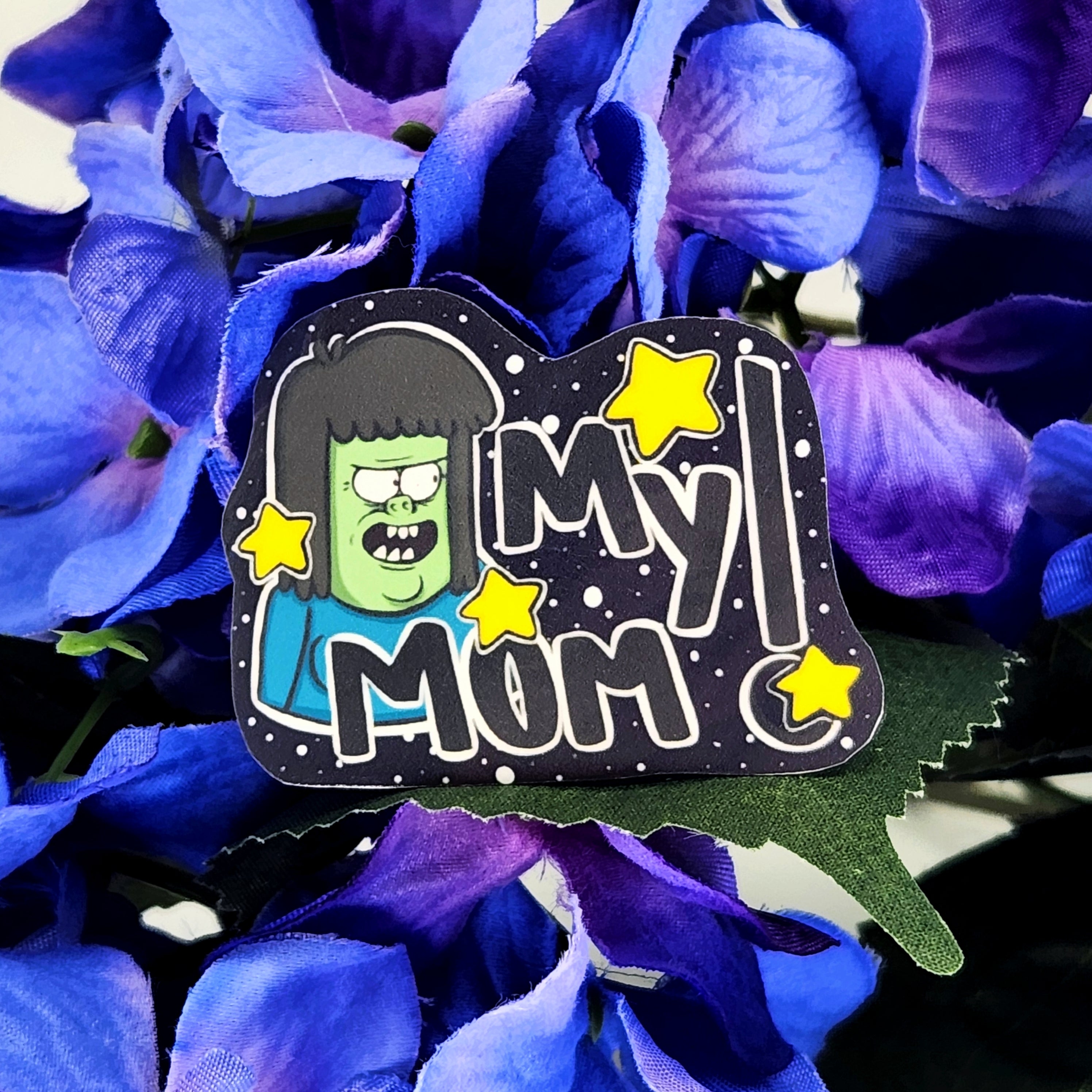 Muscle Man "My Mom" Sticker