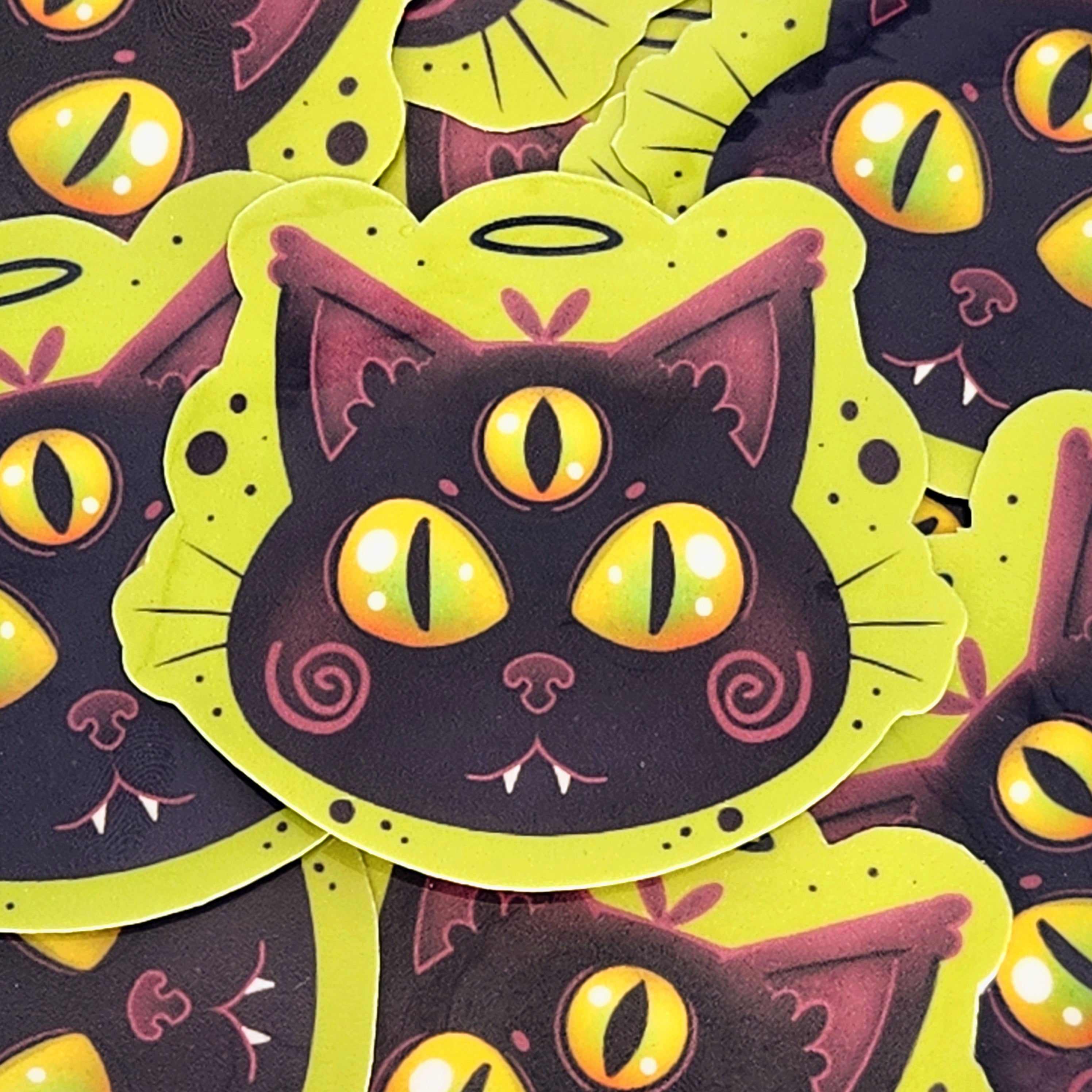 Bat Cat Sticker