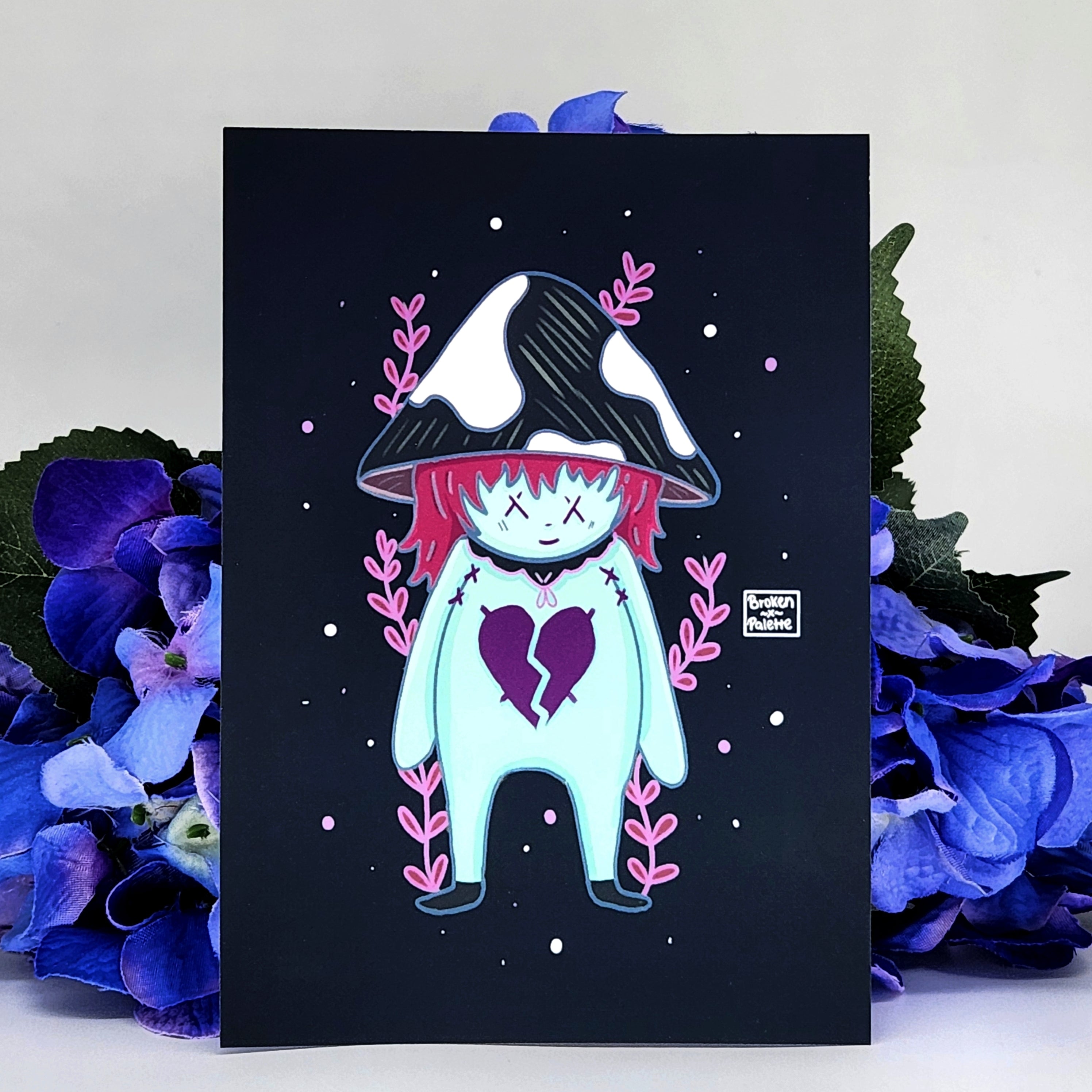 Brokenhearted Doll Print
