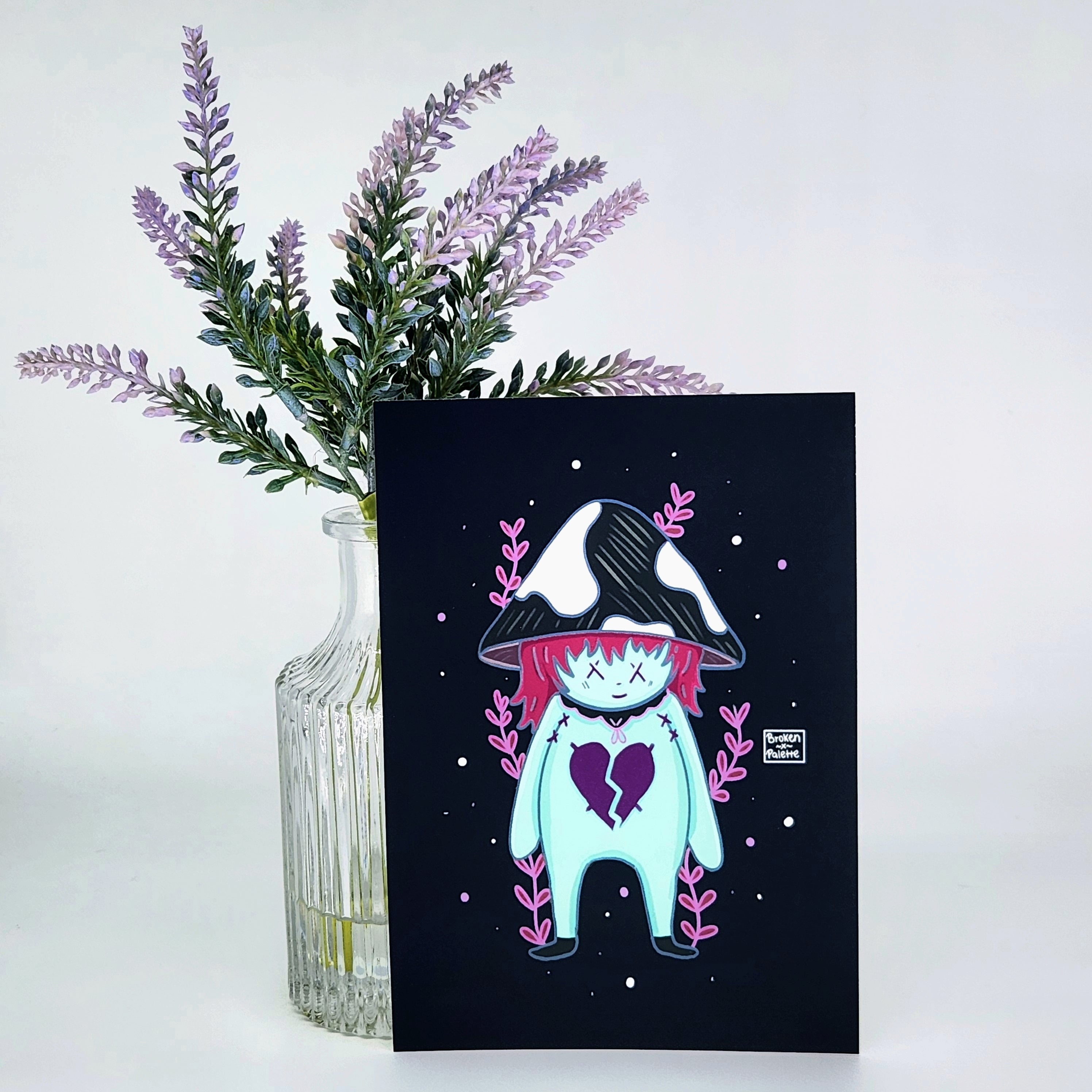 Brokenhearted Doll Print