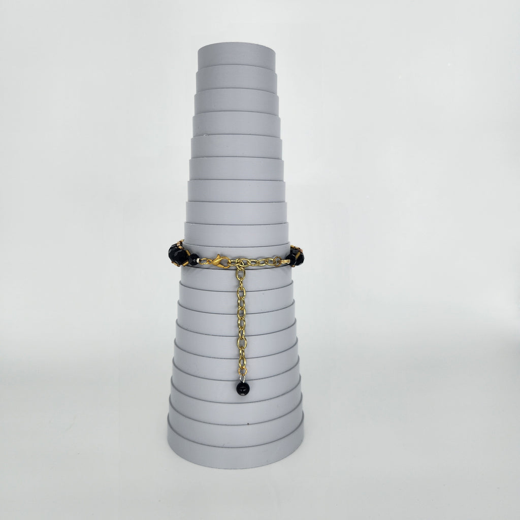 Golden Flower -Size: Adjustable "6" to "9.75"