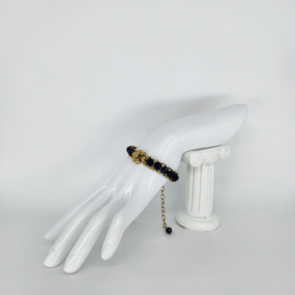 Golden Flower -Size: Adjustable "6" to "9.75"