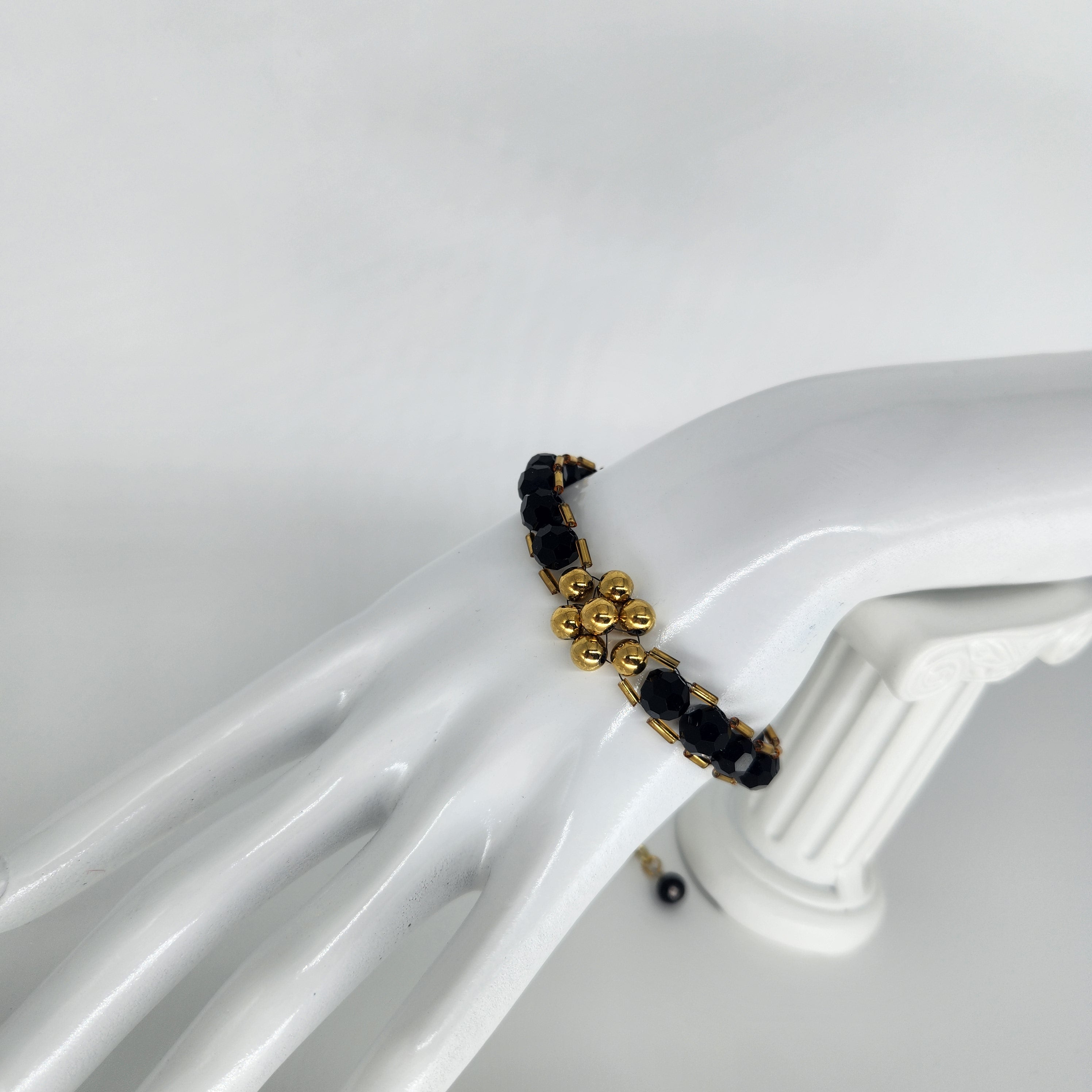 Golden Flower -Size: Adjustable "6" to "9.75"