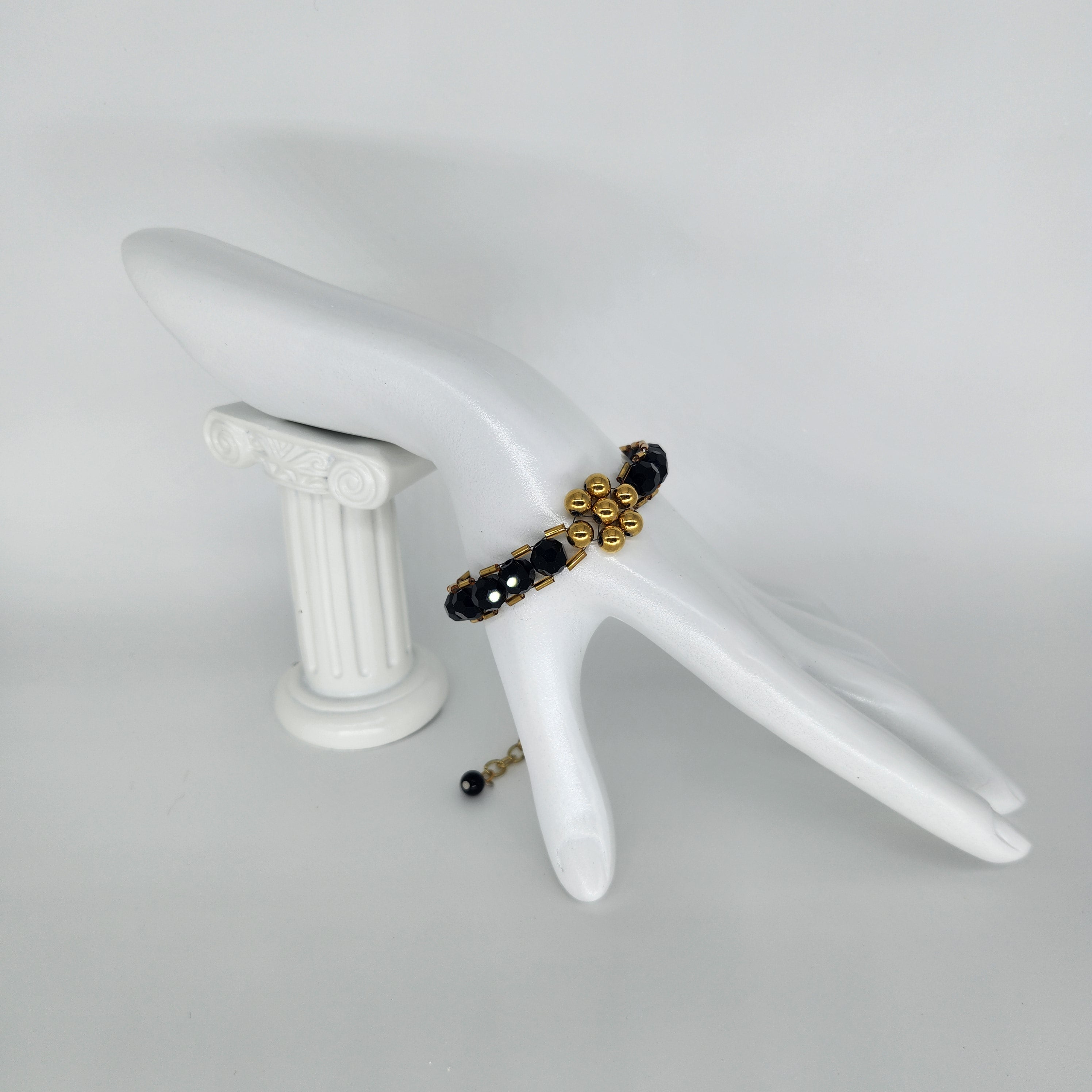 Golden Flower -Size: Adjustable "6" to "9.75"