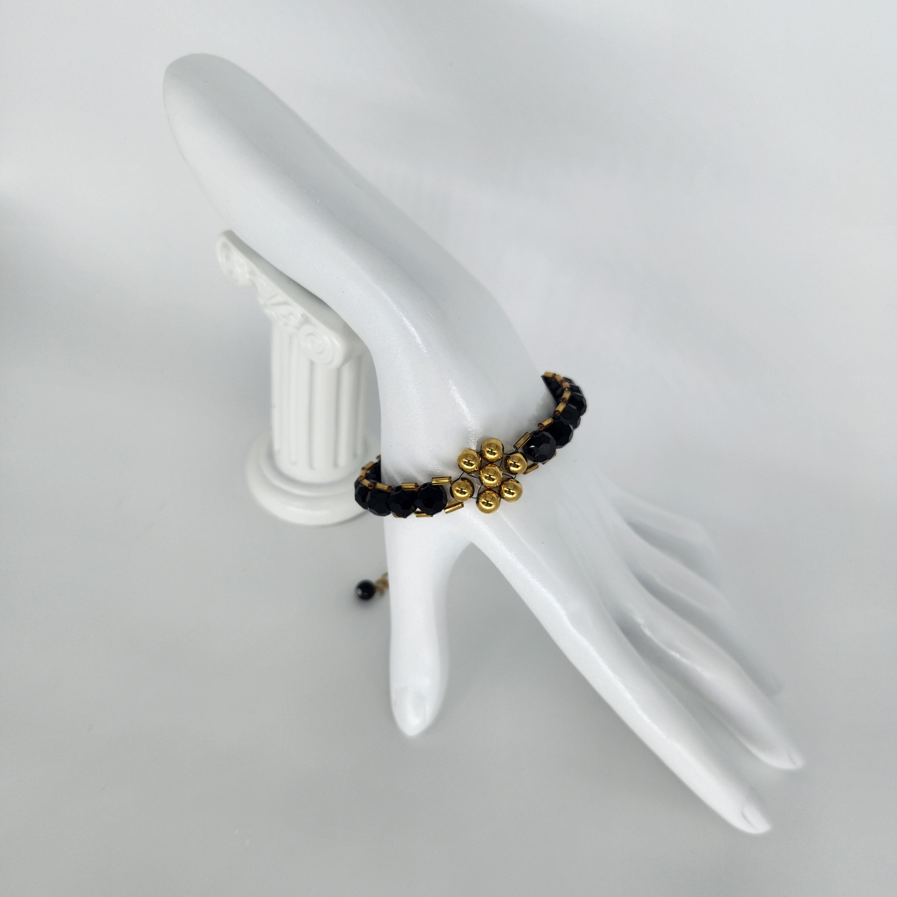 Golden Flower -Size: Adjustable "6" to "9.75"