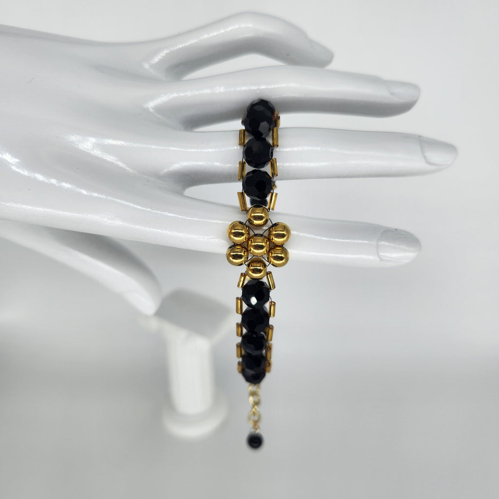 Golden Flower -Size: Adjustable "6" to "9.75"