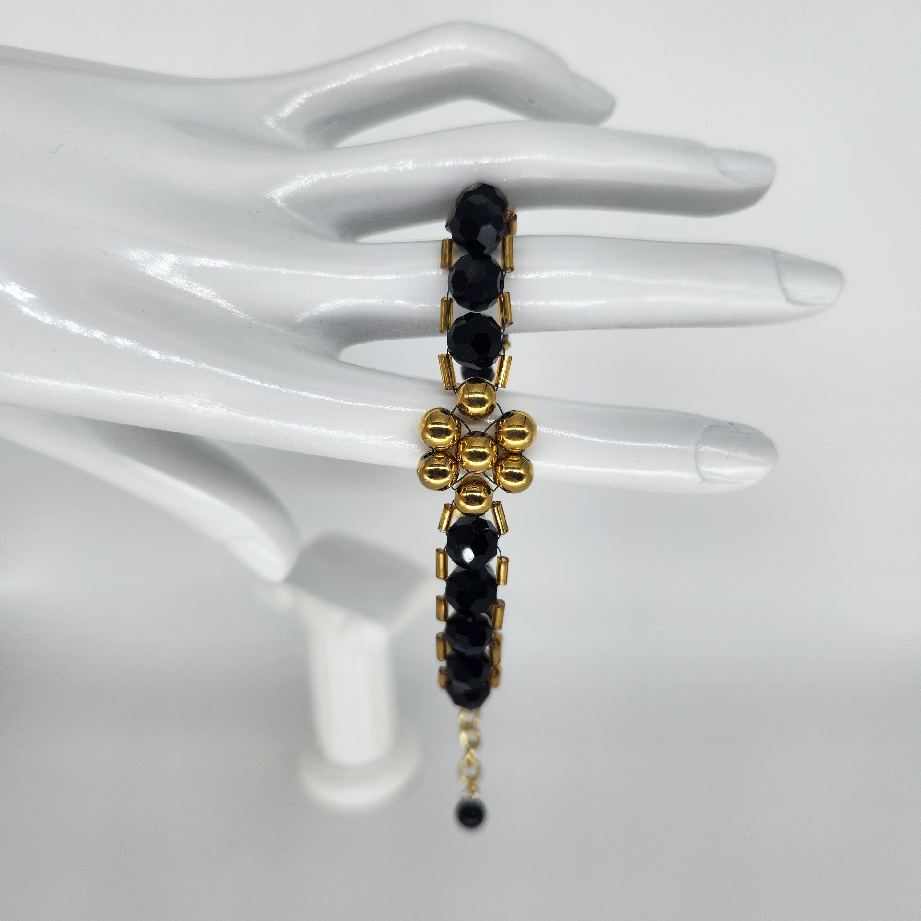 Golden Flower -Size: Adjustable "6" to "9.75"