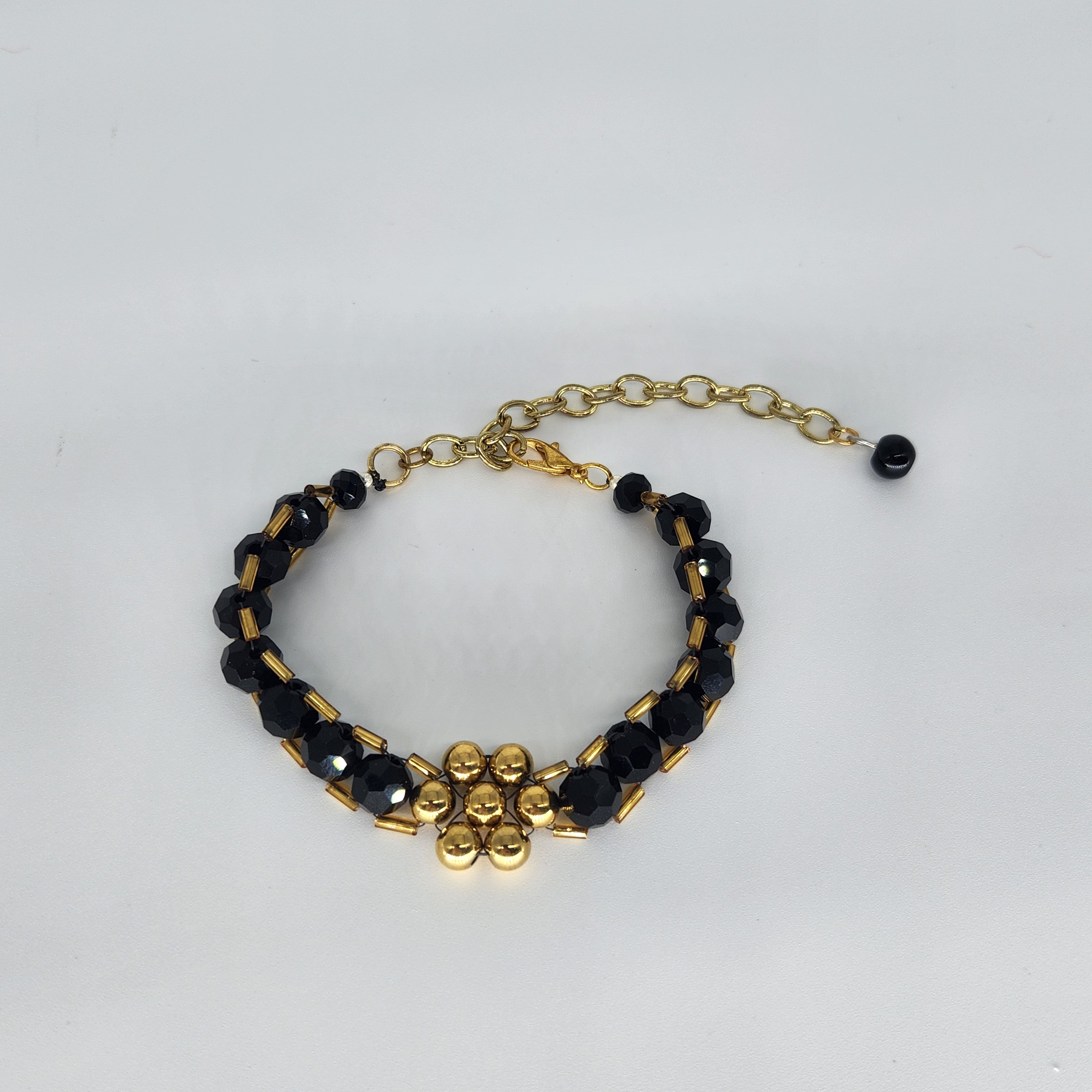 Golden Flower -Size: Adjustable "6" to "9.75"
