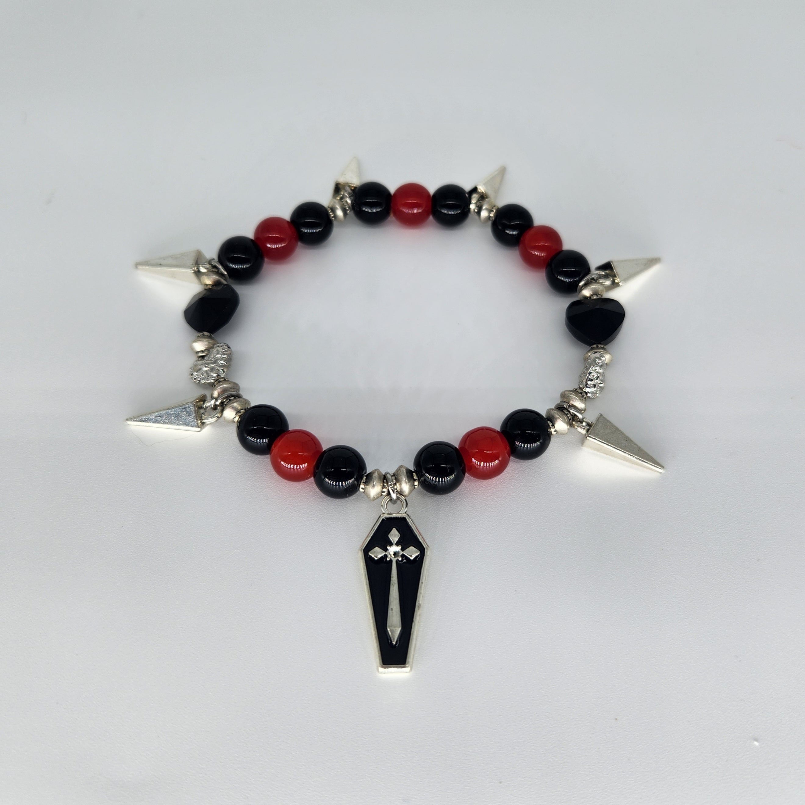 Coffin Red - Size: Stretchy "7.25"