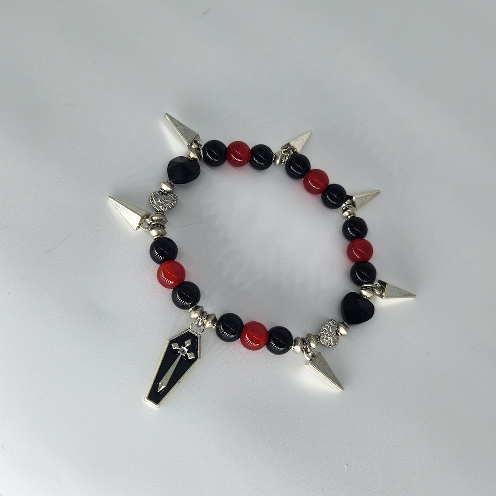 Coffin Red - Size: Stretchy "7.25"