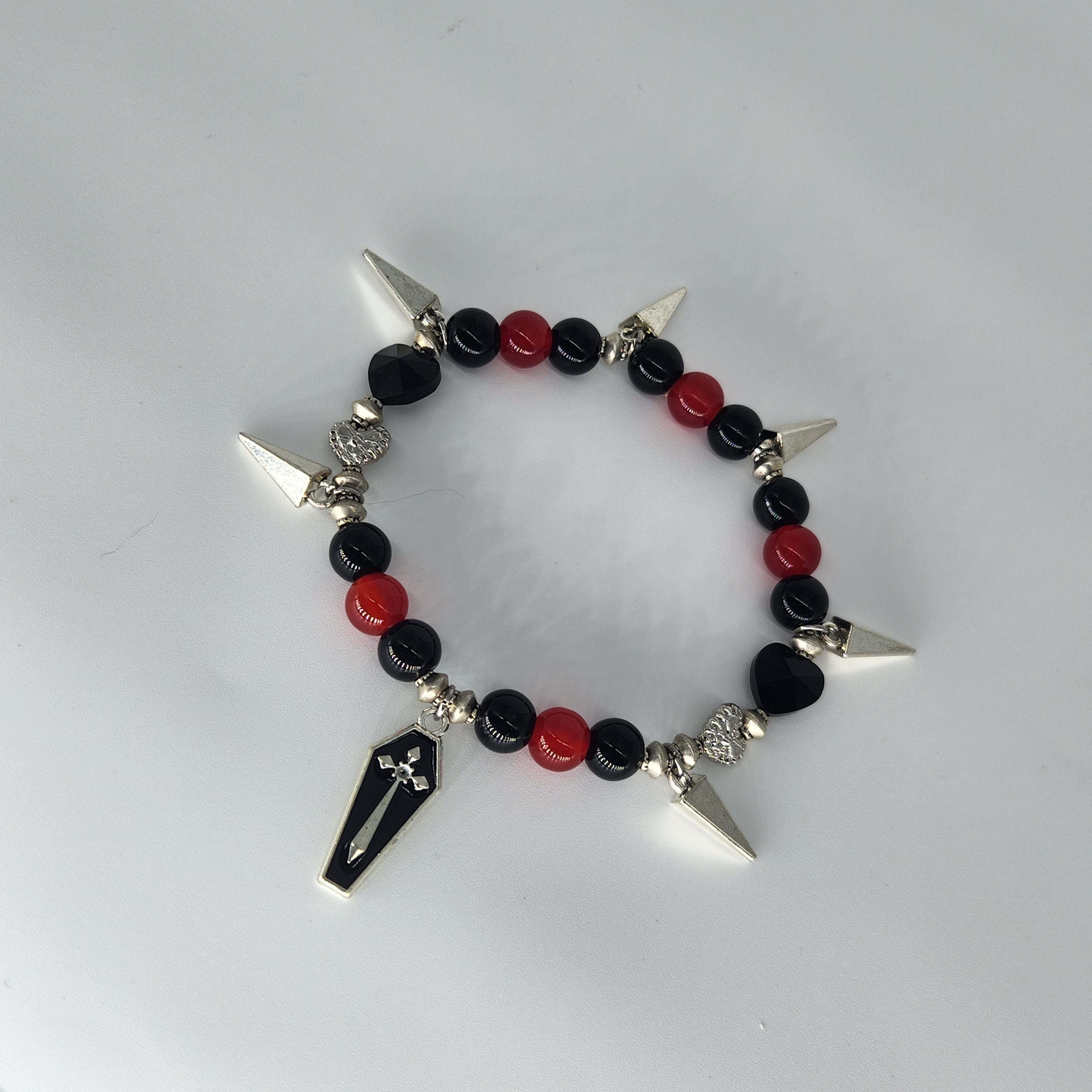 Coffin Red - Size: Stretchy "7.25"