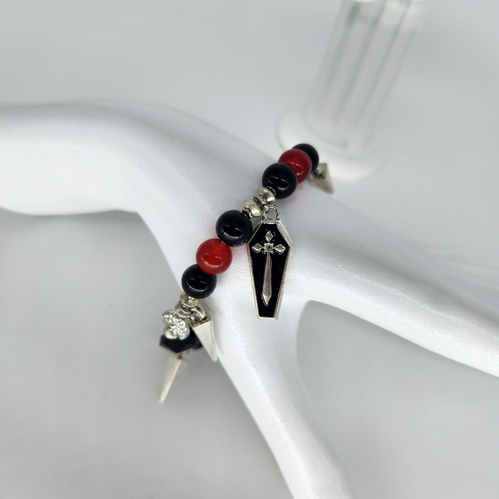 Coffin Red - Size: Stretchy "7.25"