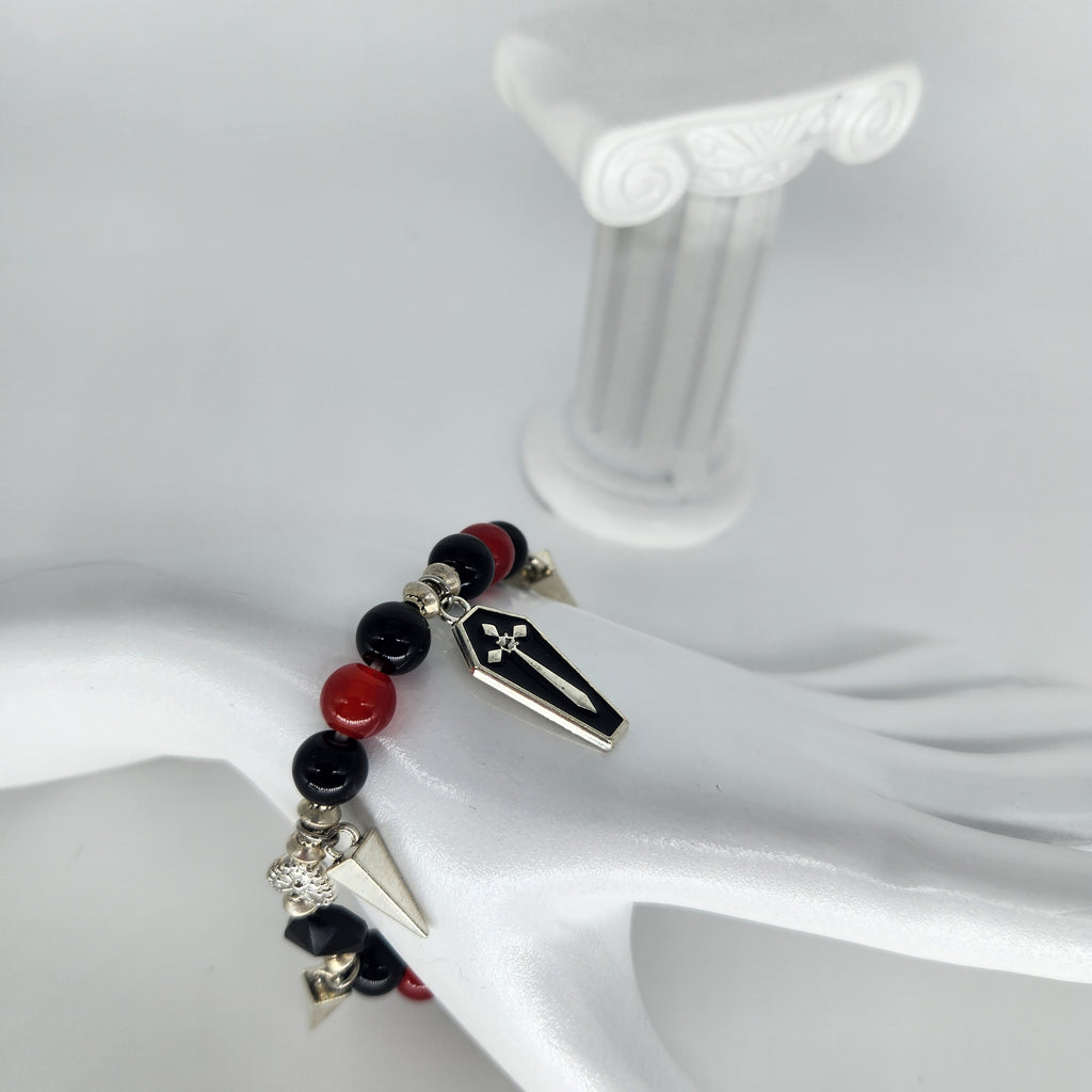 Coffin Red - Size: Stretchy "7.25"