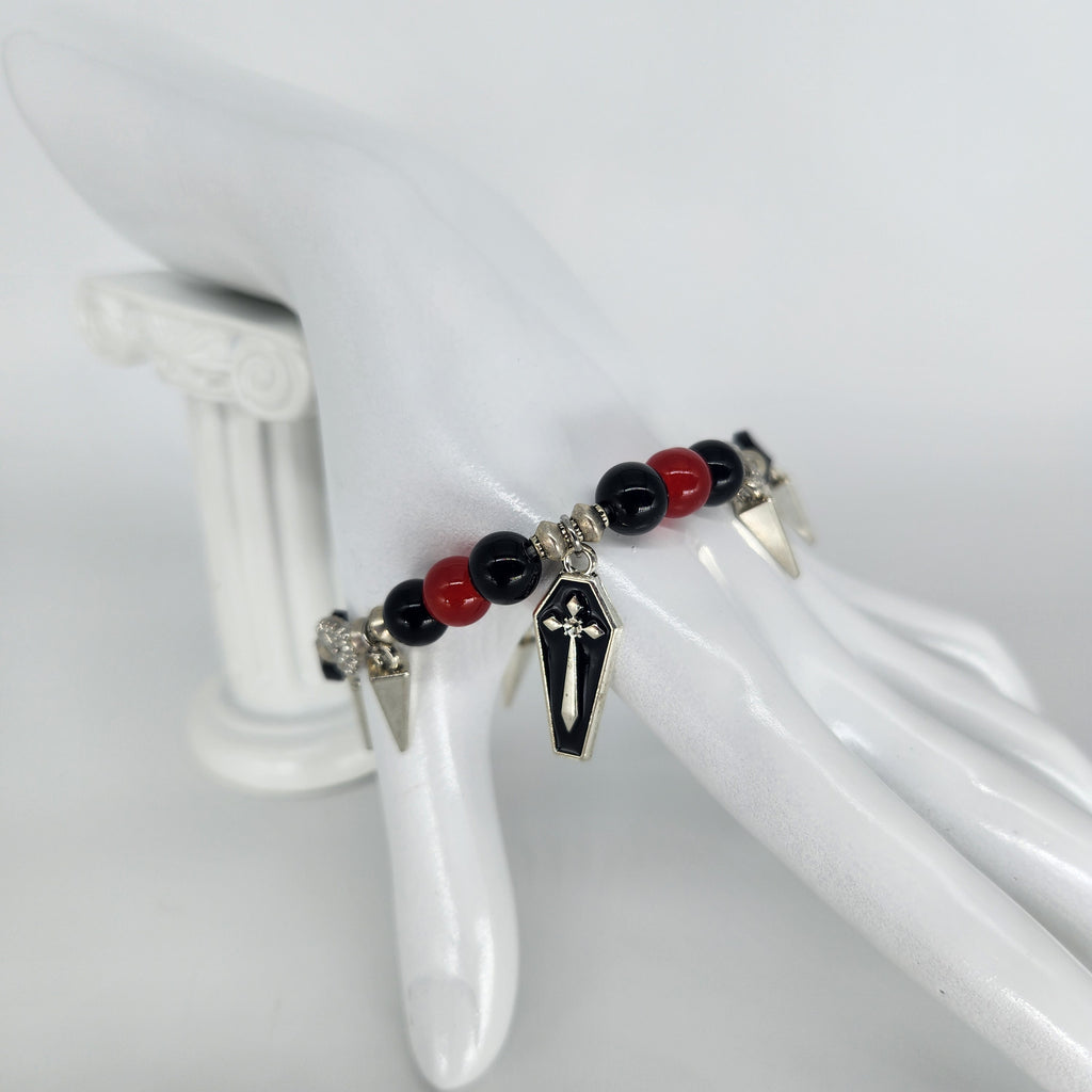 Coffin Red - Size: Stretchy "7.25"