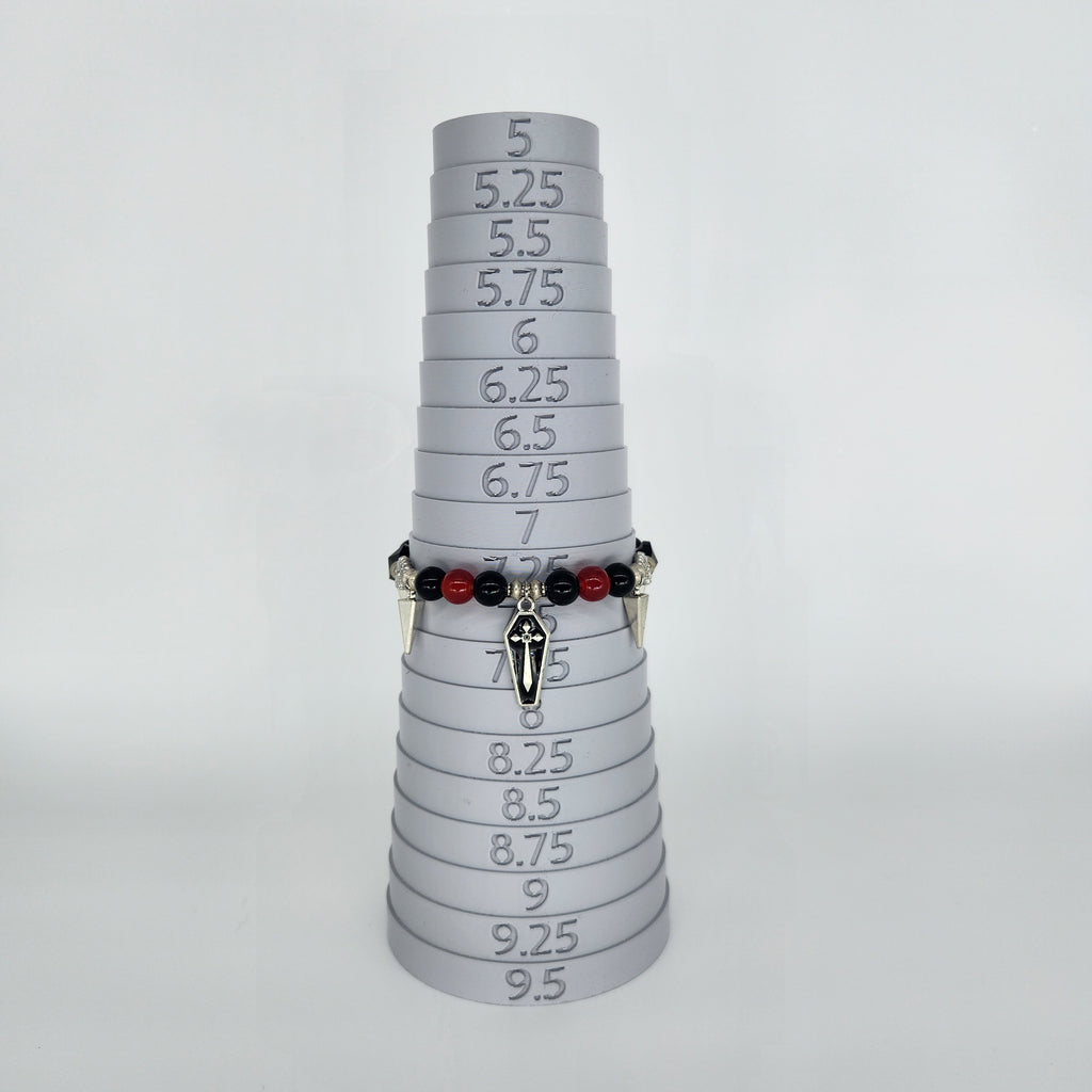 Coffin Red - Size: Stretchy "7.25"