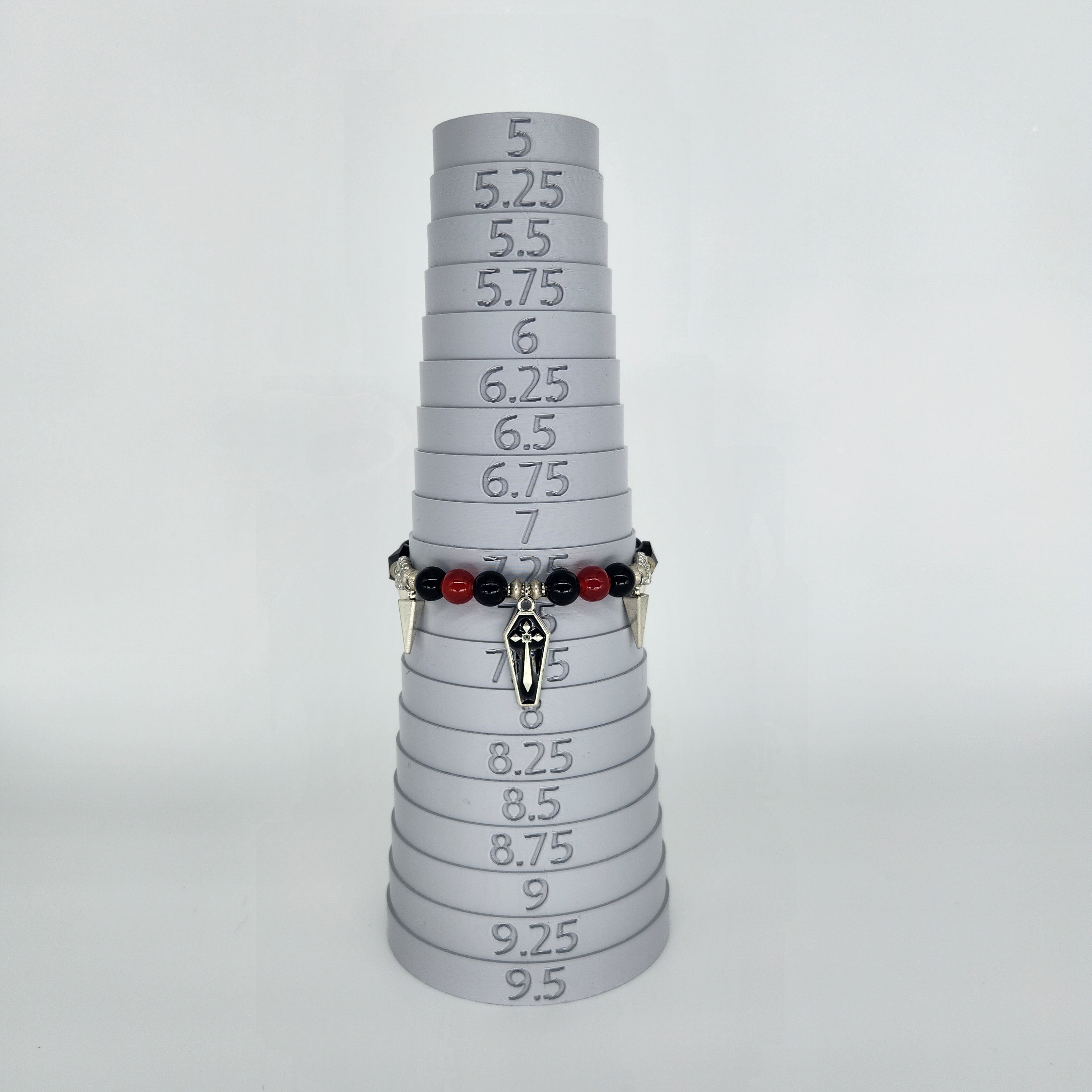 Coffin Red - Size: Stretchy "7.25"