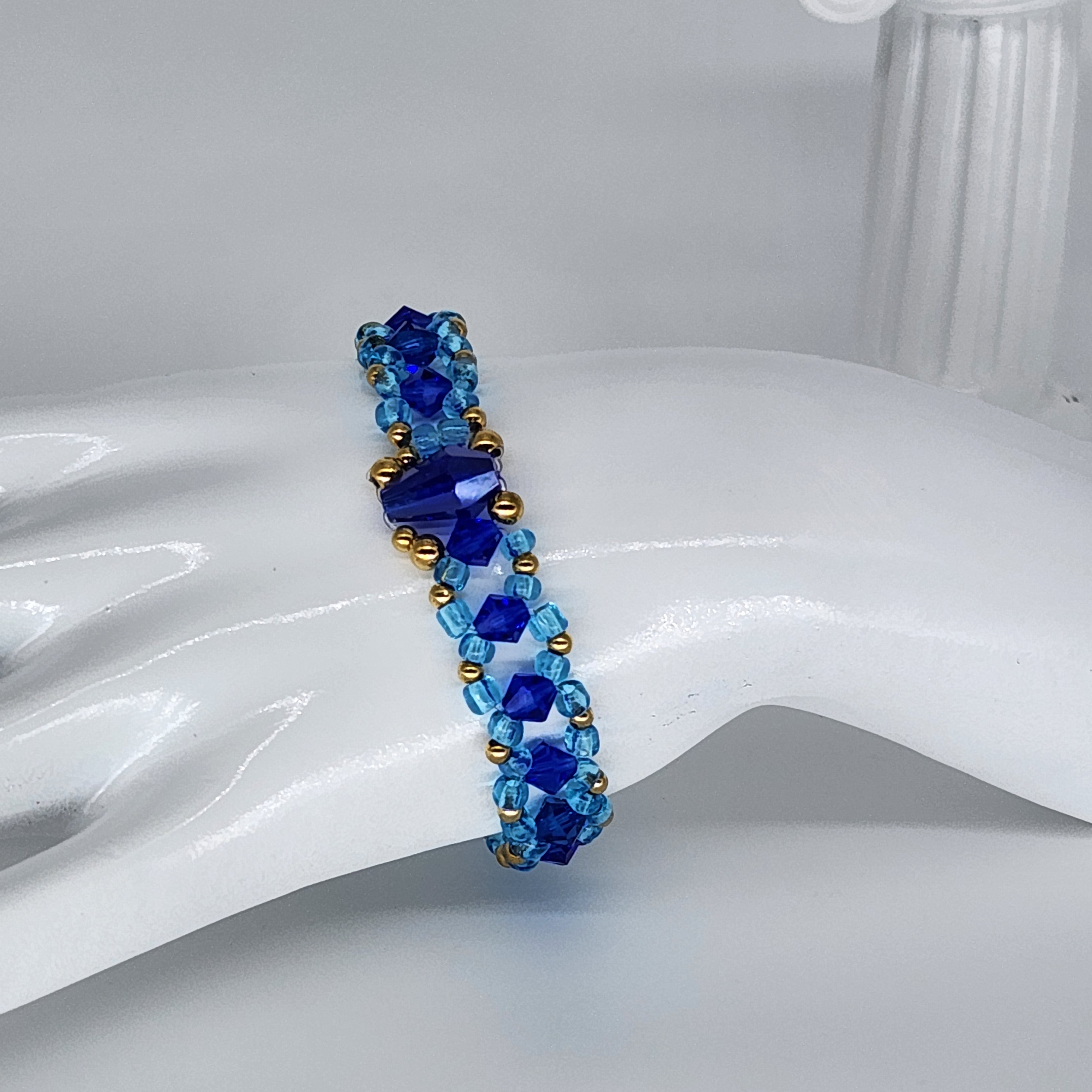 Royal Blue - Size: Stretchy "7"