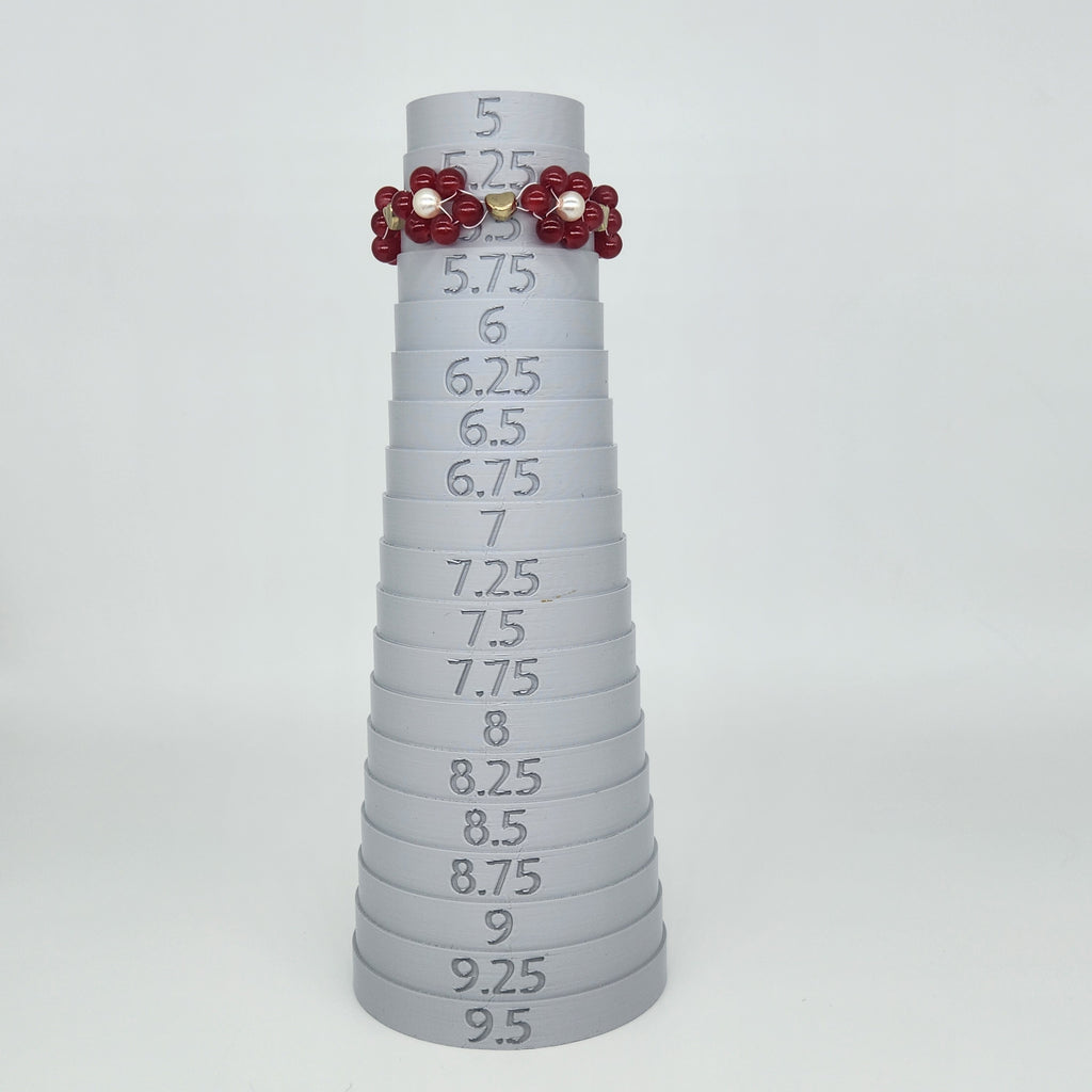 Red Flowers - Size: "5.25"