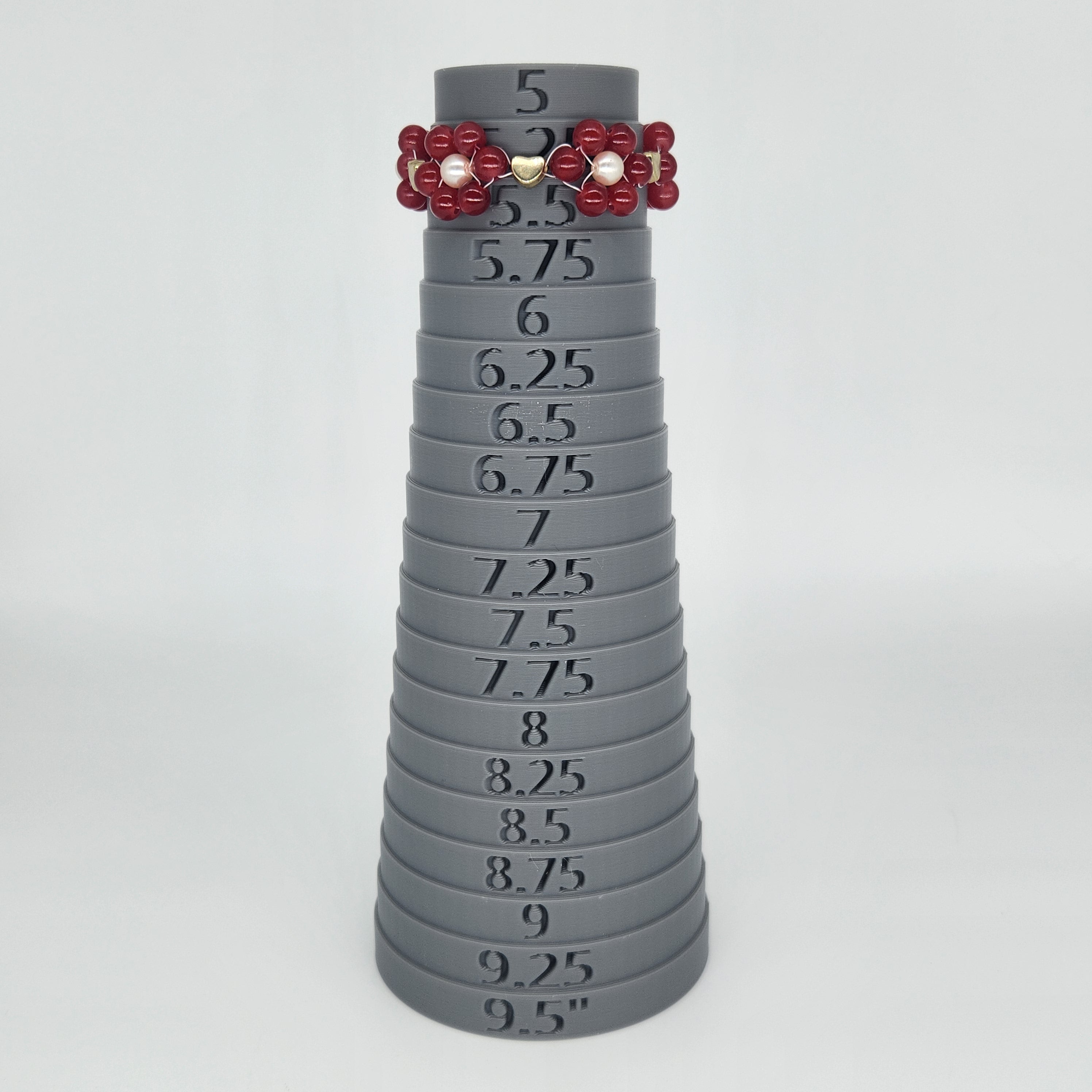 Red Flowers - Size: "5.25"