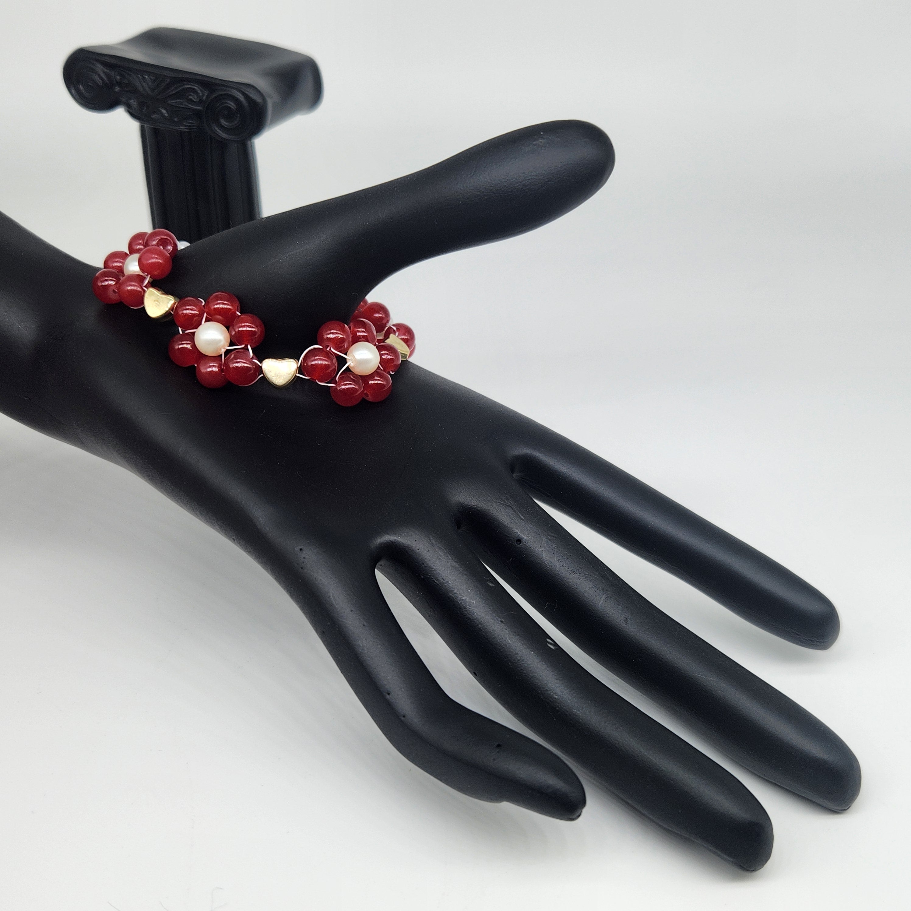 Red Flowers - Size: "5.25"