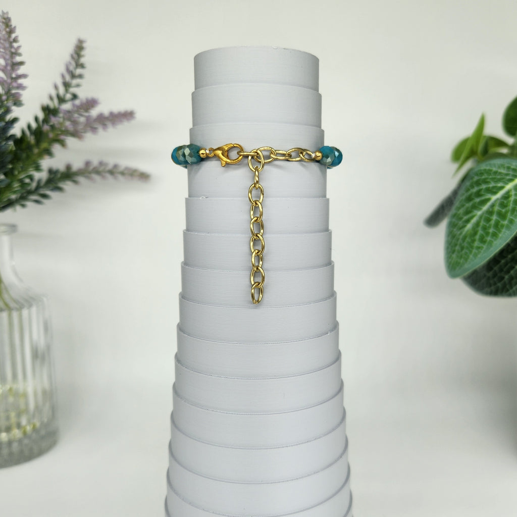 Blue Lagoon Flower - Size: Adjustable "5" to "7.25"