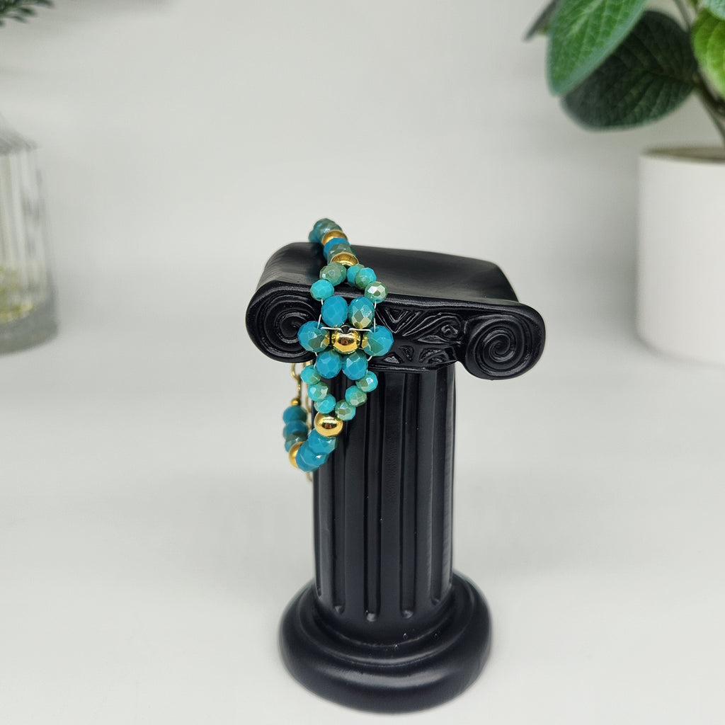 Blue Lagoon Flower - Size: Adjustable "5" to "7.25"