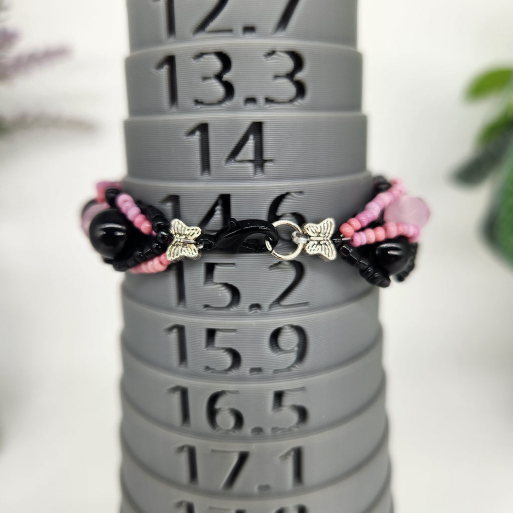 Black and Pink - Size: "5.75"