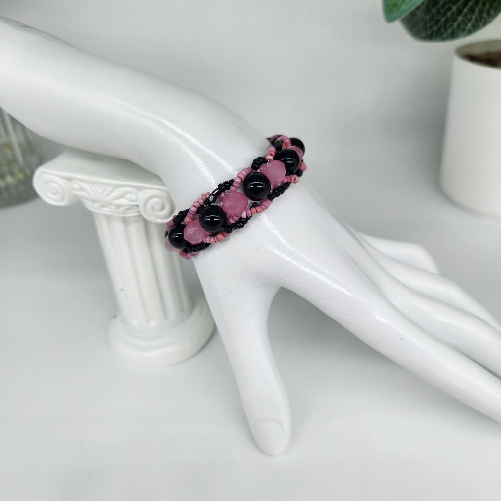 Black and Pink - Size: "5.75"