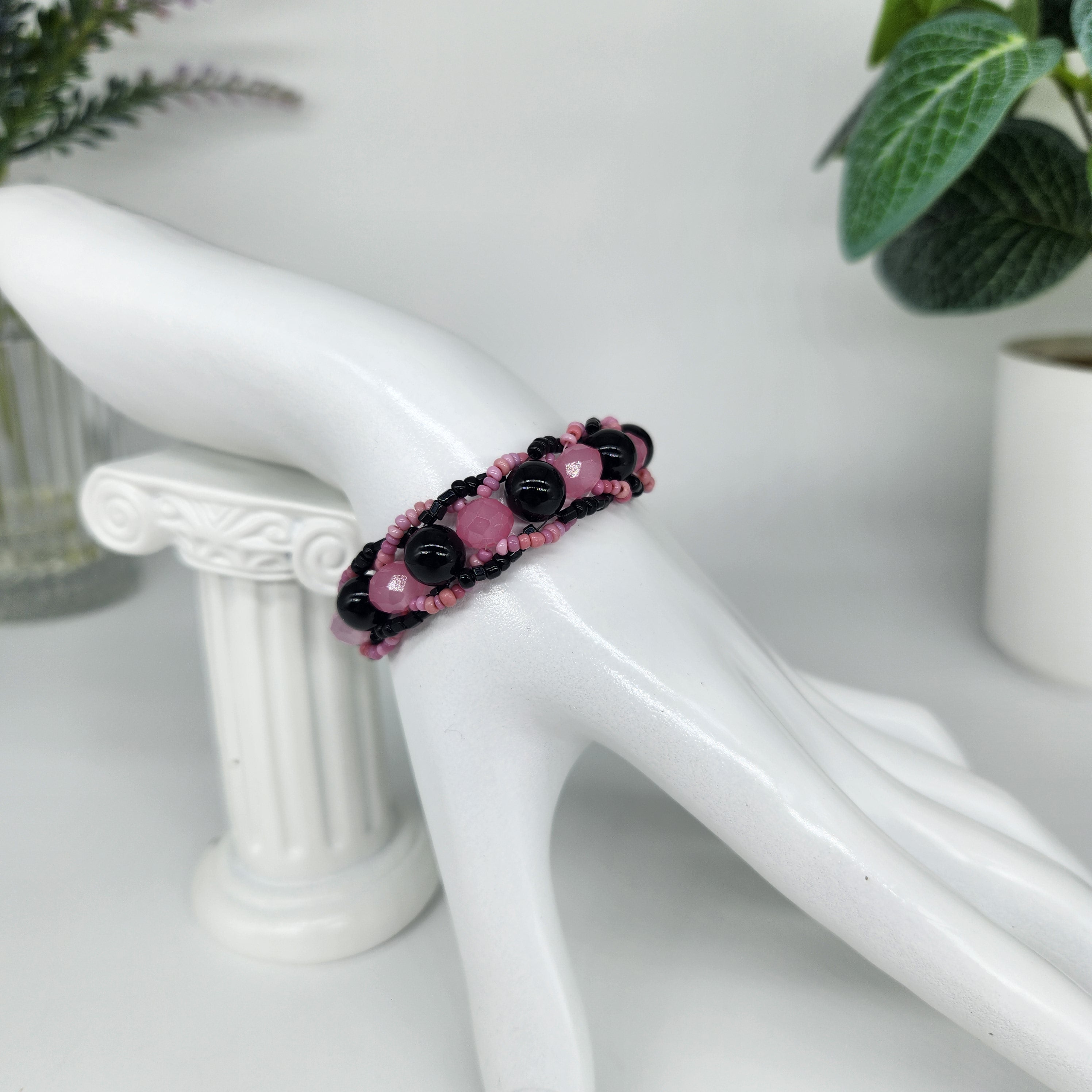 Black and Pink - Size: "5.75"