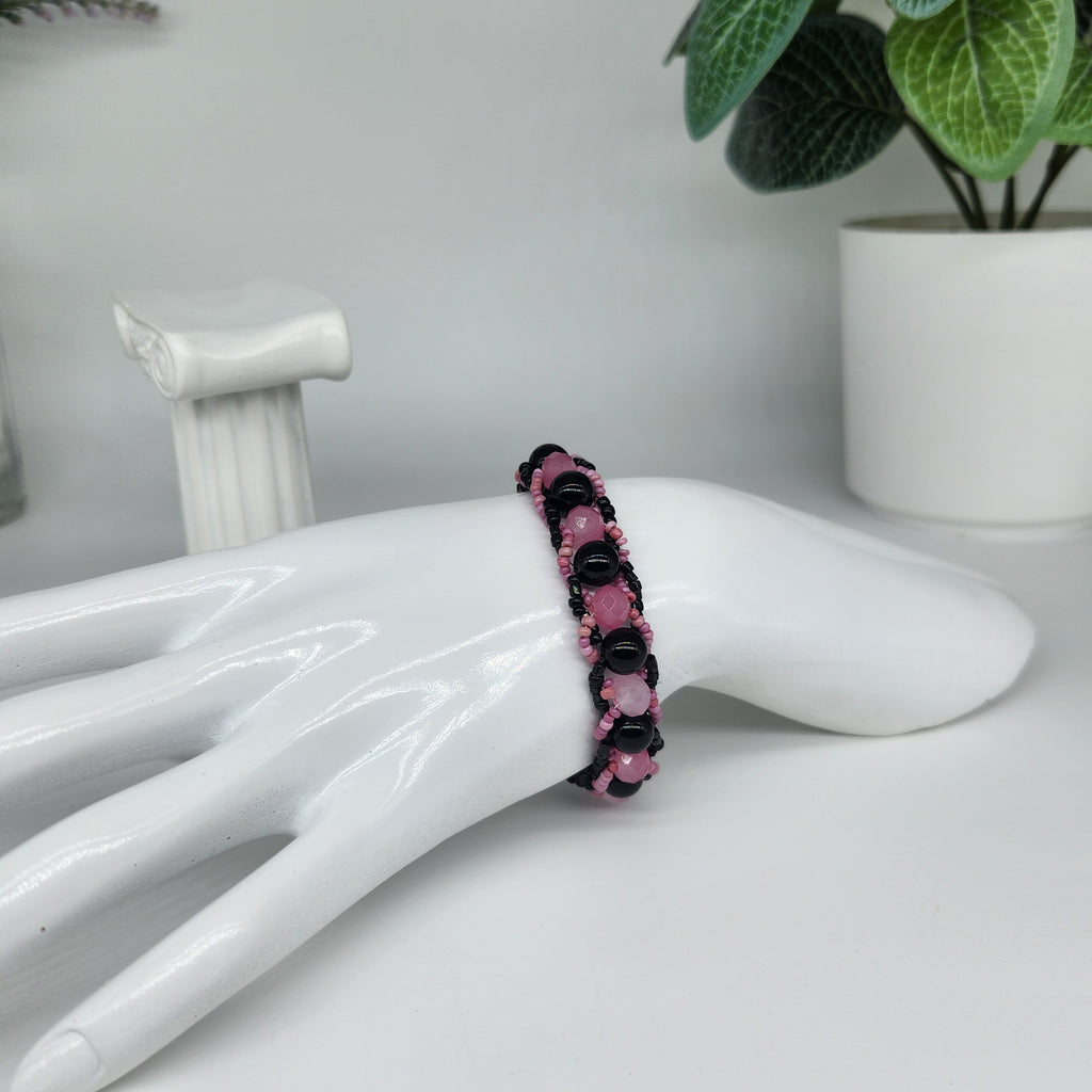 Black and Pink - Size: "5.75"