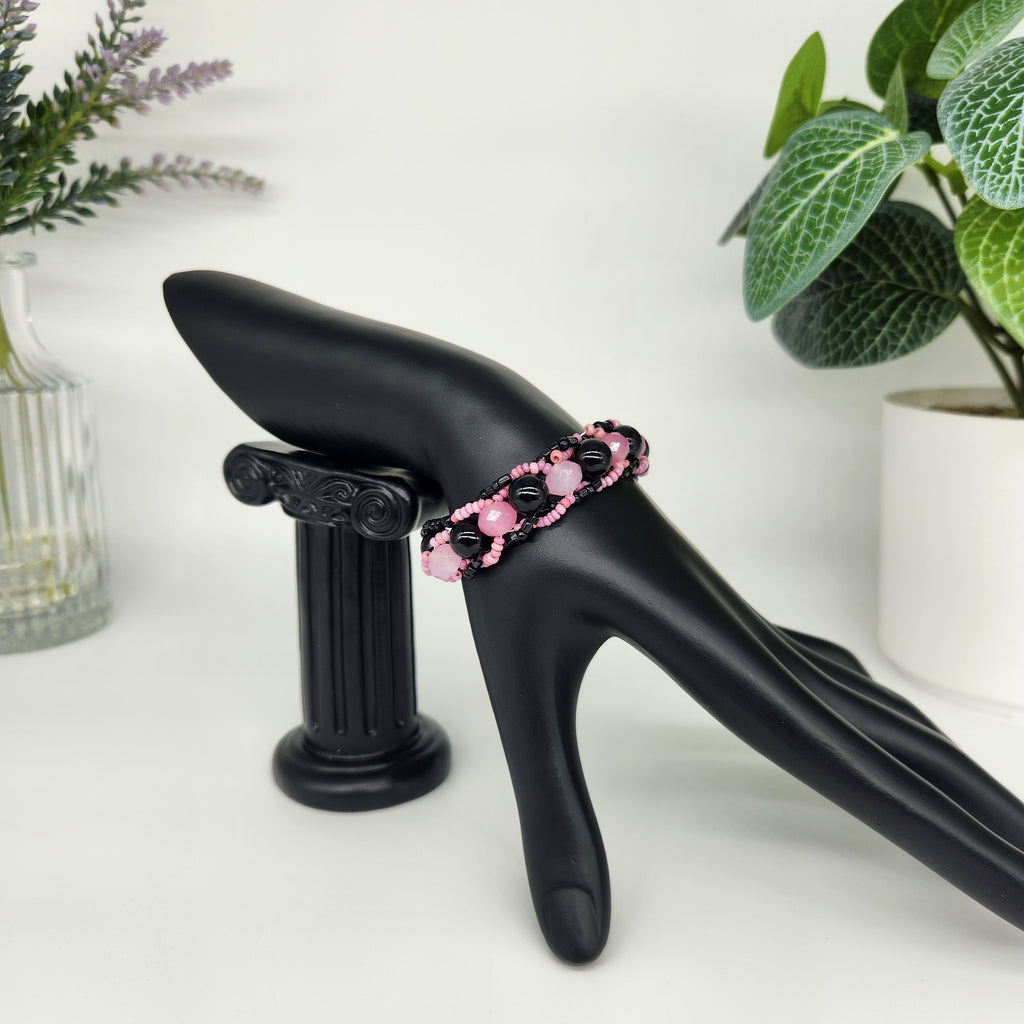 Black and Pink - Size: "5.75"