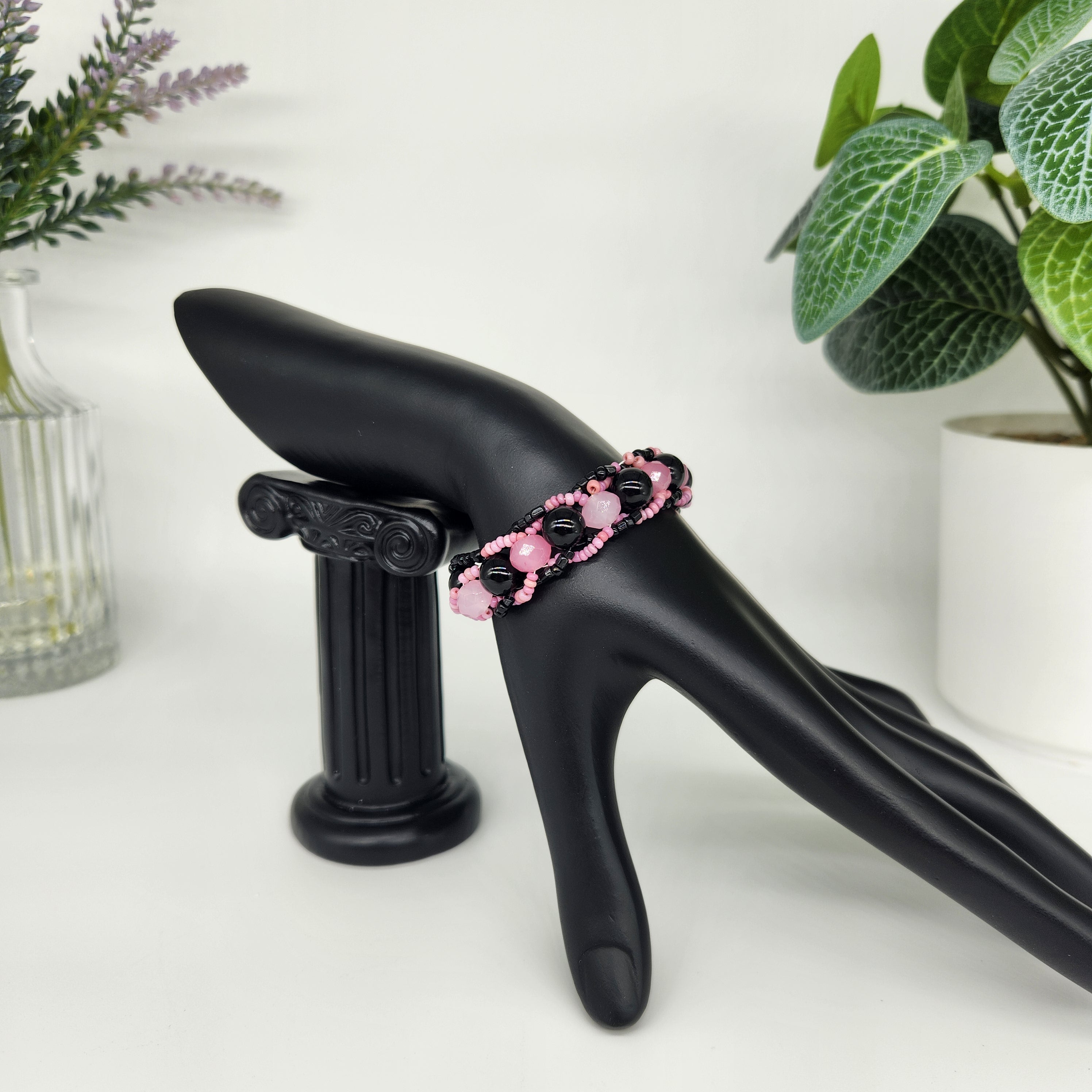 Black and Pink - Size: "5.75"