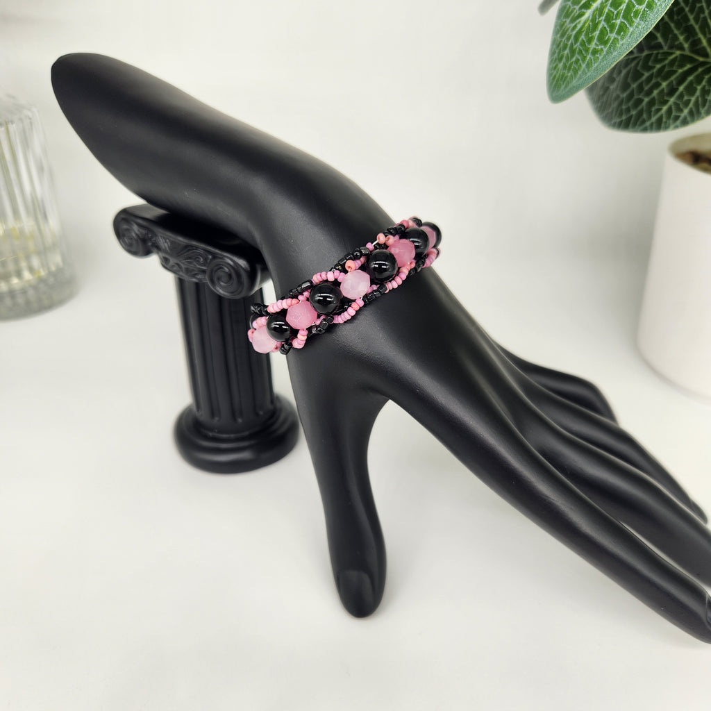 Black and Pink - Size: "5.75"