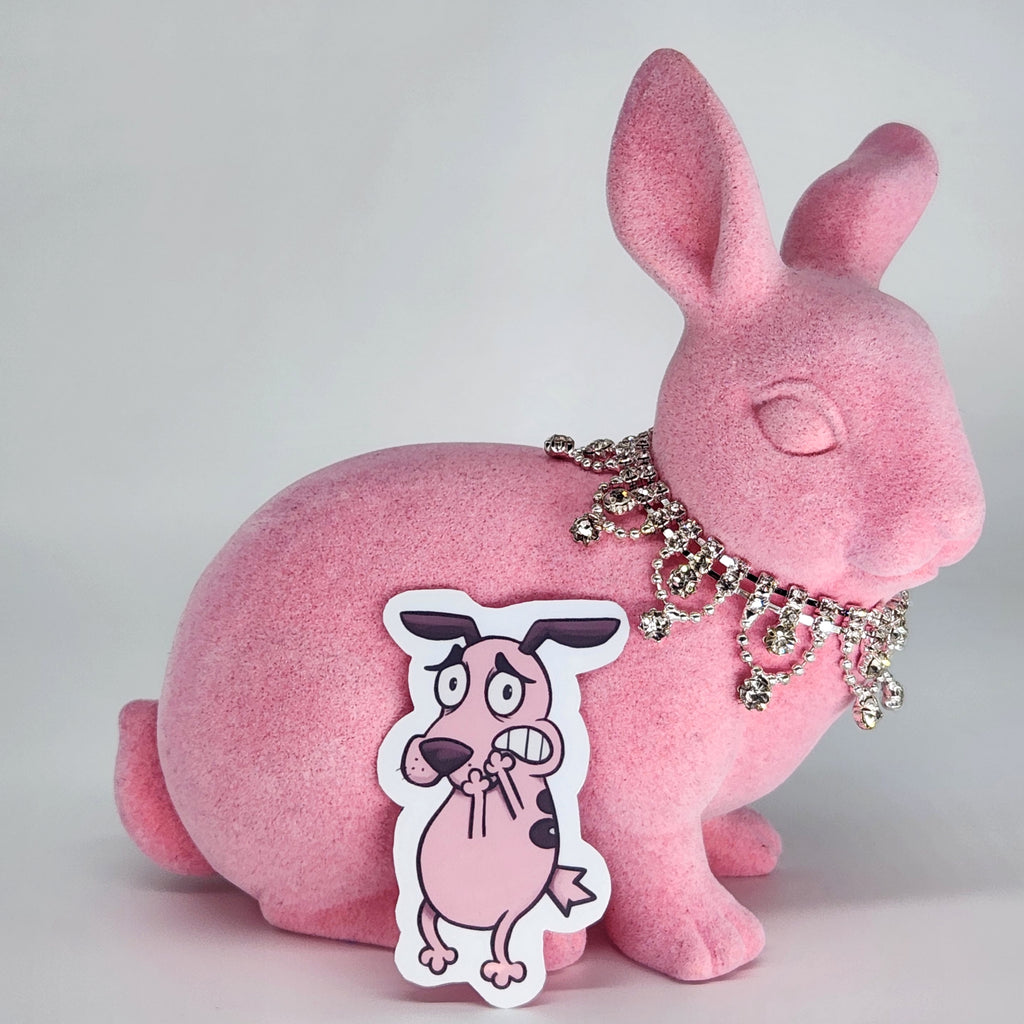Courage The Cowardly Dog Sticker