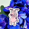 Courage The Cowardly Dog Sticker