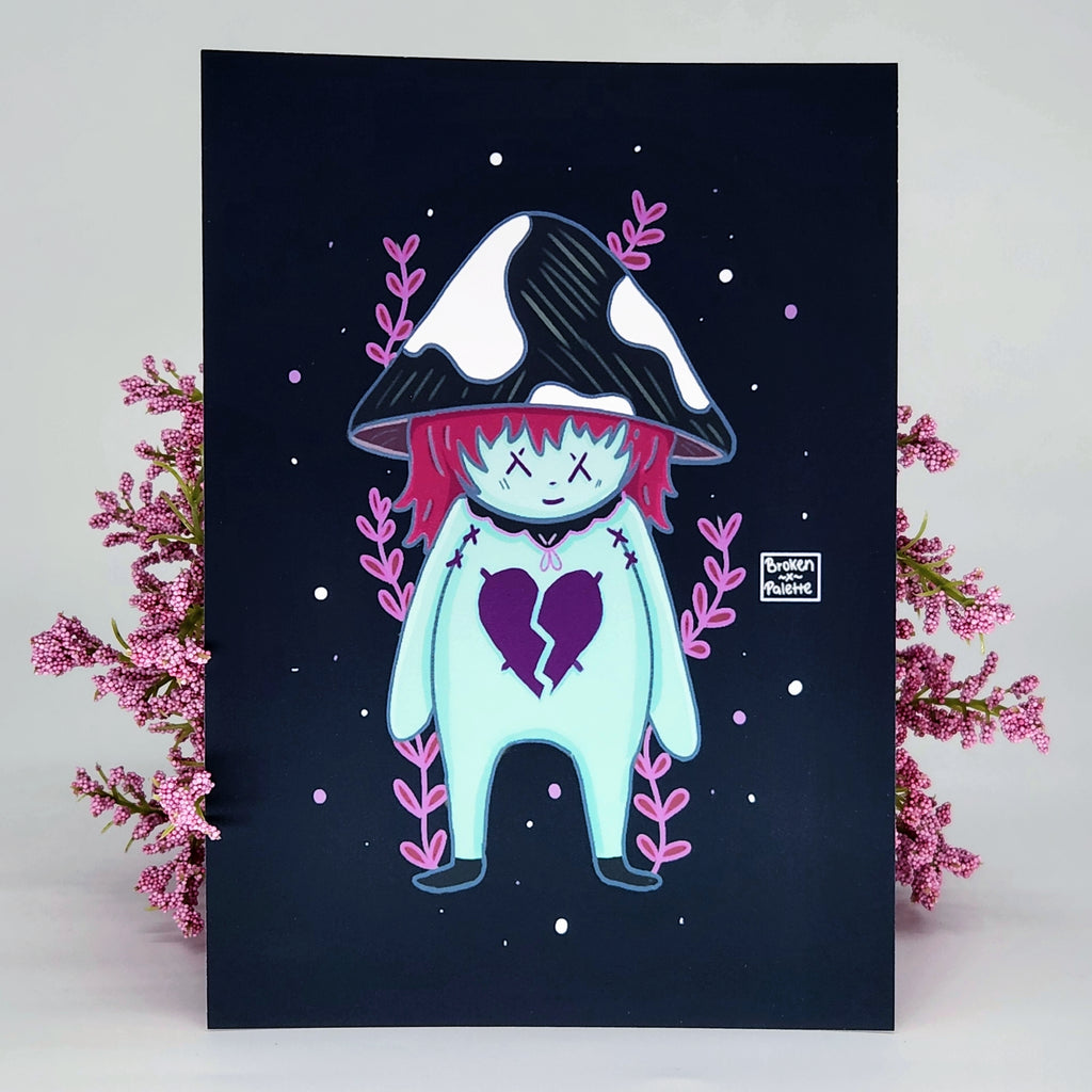 Brokenhearted Doll Print